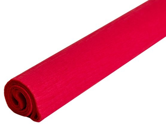 Бумага креповая "KOH-I-NOOR" 30 г/м2, 200х50 см, рулон, красный темный 9755/7